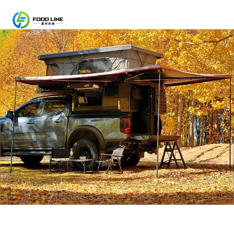 Tente de camping pour camionnette en aluminium, imperméable, 4x4, tout-terrain, pour expéditions en