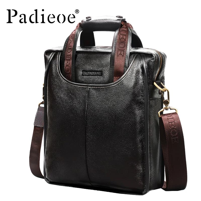 Sac à main décontracté en cuir de qualité supérieure pour hommes, au design élégant et simple, adapt
