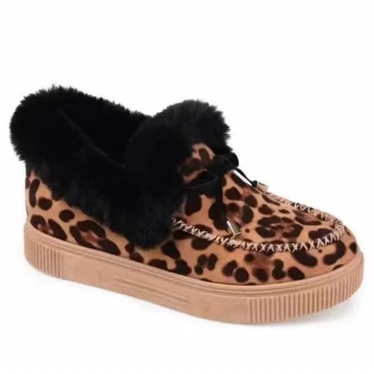 Chaussures Chaudes en Coton et Laine pour Femme, Grande Taille 35 ~ 44, Hiver