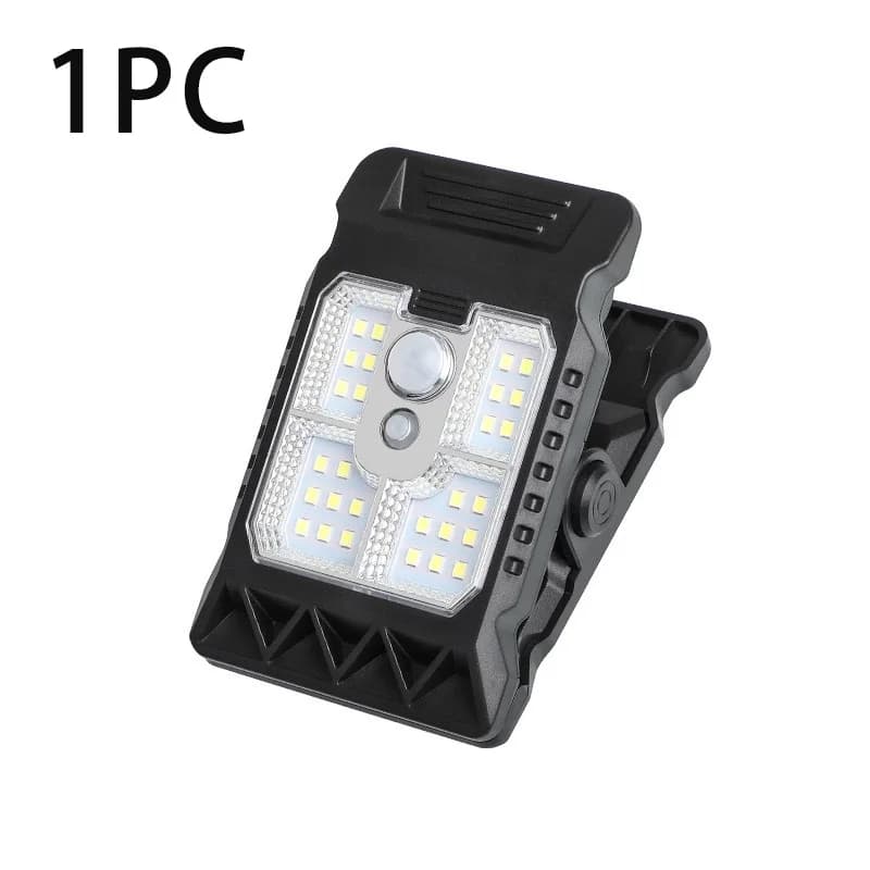 Lampe solaire à détecteur de mouvement à clipser, étanche, puissante, alimentée par énergie solaire,