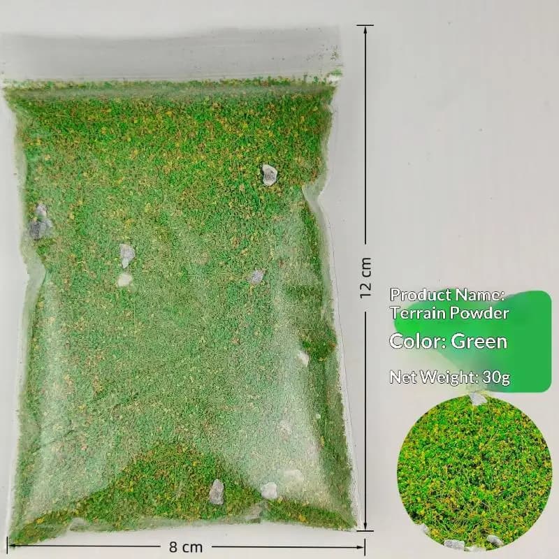 Table de sable de pelouse simulée, 30 g/sac, aménagement de paysage Miniature avec végétation de pie
