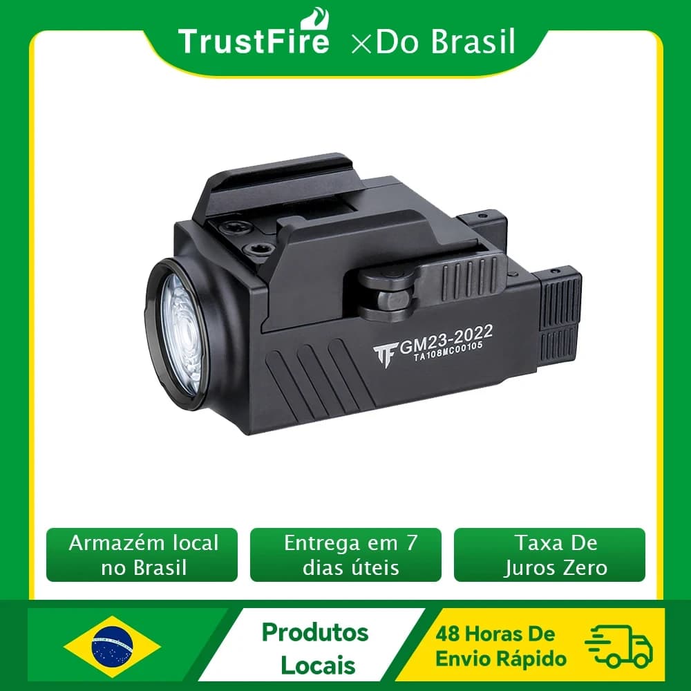 Trustfire GM23 lampes de poche tactiques LED Mini pistolet lumières 800 Lumens USB Rechargeable pist