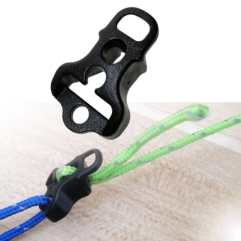 10 pièces 30 pièces tente de Camping Guy ligne auvent cordon attache de corde Guyline coureurs tende