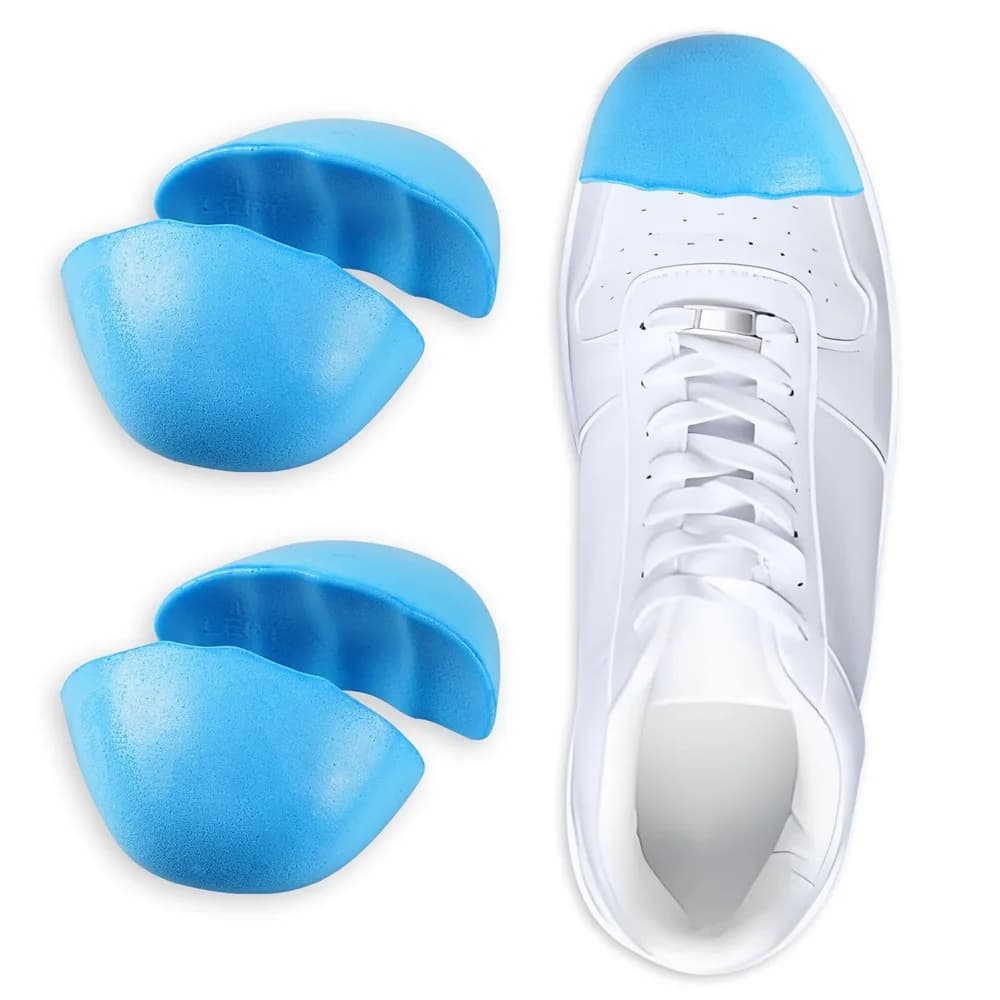 Deux paires de rembourrages pour chaussures trop grandes, inserts pour réduire la taille des chaussu