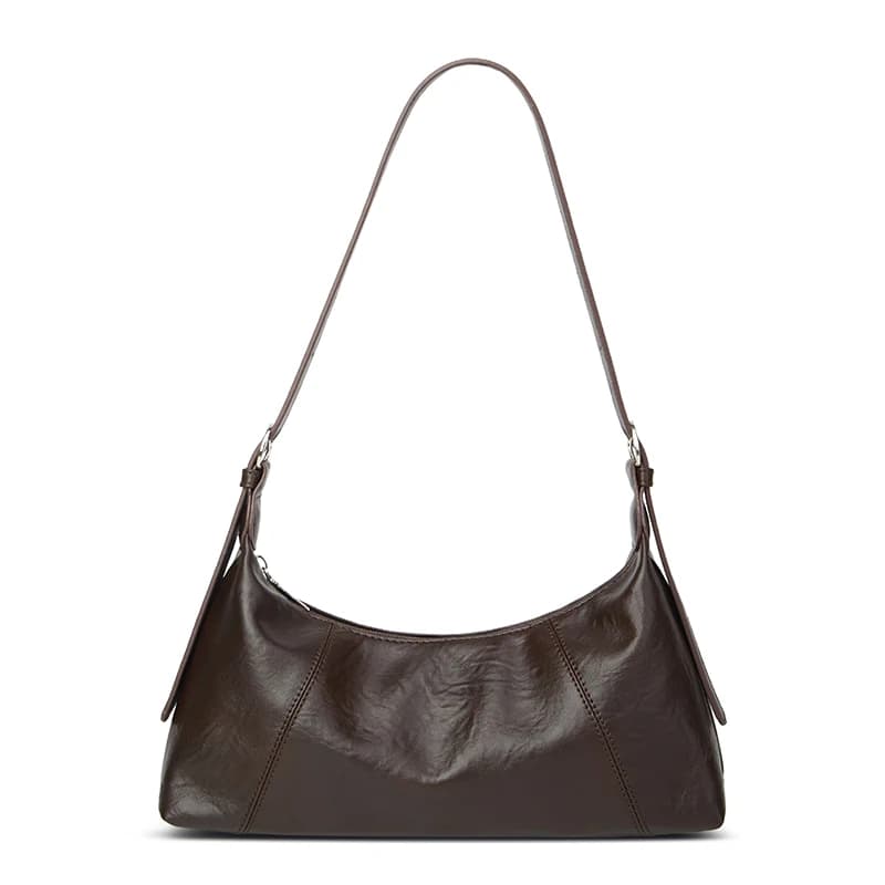 Sac à bandoulière, style rétro européen et américain, tendance et simple, sac baguette à porter sous