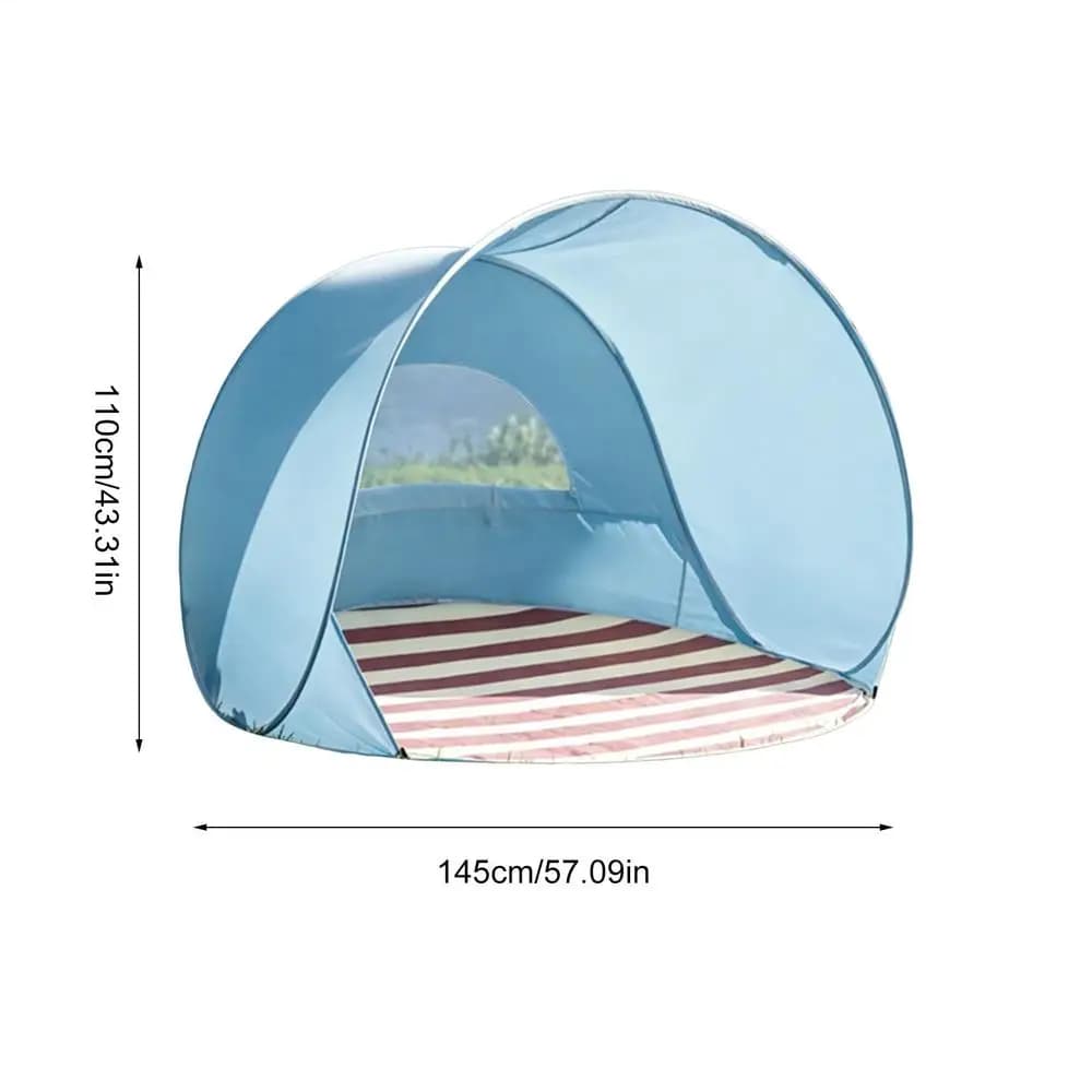Tente de plage pour enfants, portable, légère, facile à installer, auvent de plage, protection solai
