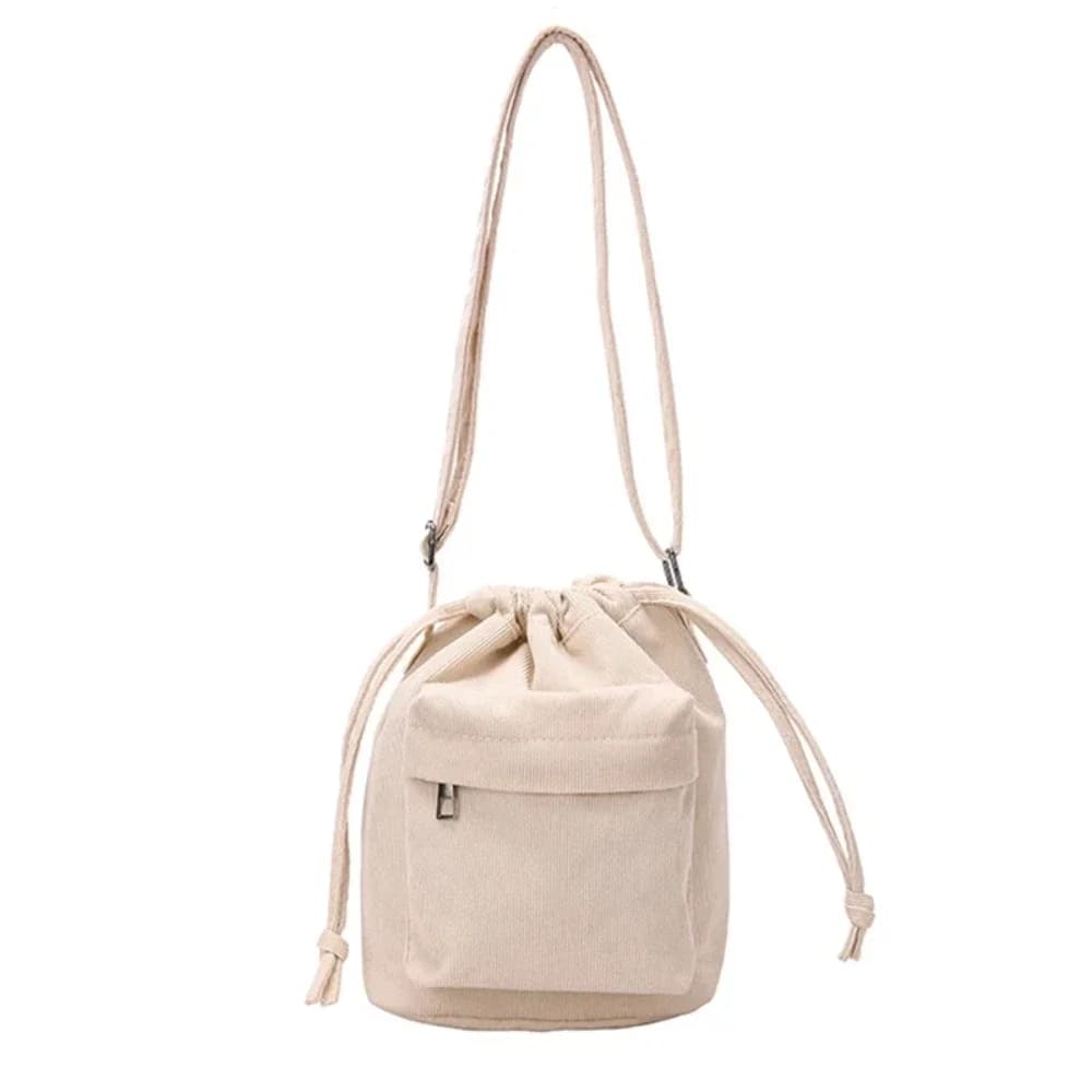 Nouveau sac à bandoulière pour femme, sac seau coréen à cordon, sac décontracté léger pour jeune, ve