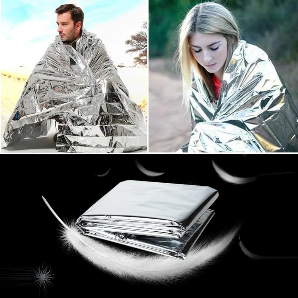 Couverture d'isolation d'urgence pour la survie