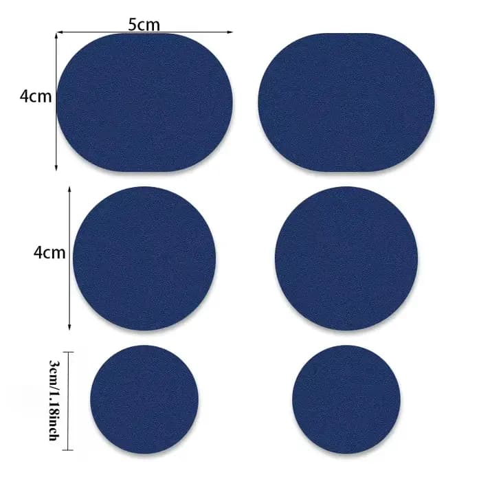 6 patchs de réparation pour chaussures de sport, patchs anti-usure, patchs de réparation pour semell