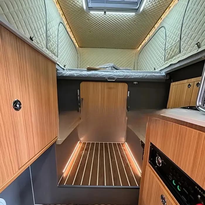 Tente de toit relevable de haute qualité pour camionnettes, nouvelle, sur mesure, à installer sur le plateau.