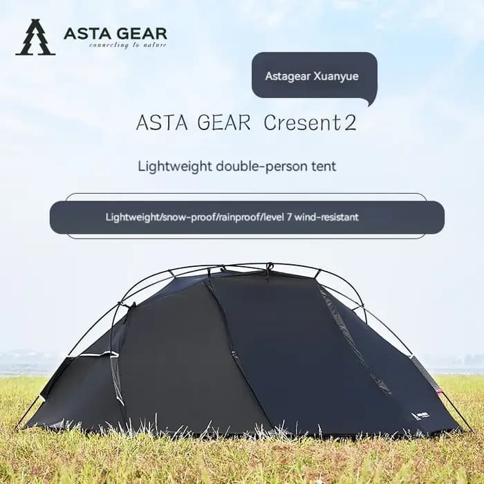 ASTA GEAR XuanYue-Tente de camping en plein air, randonnée, étanche à la pluie et à la neige, double pôle, autoportante, livraison
