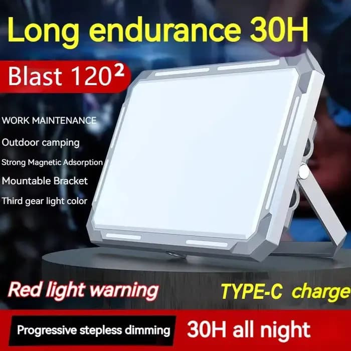 LED Camping tente lumière projecteur Rechargeable haute puissance éclairage de secours extérieur éta