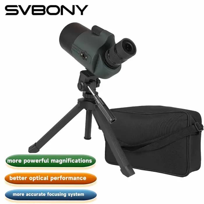 Svbony SV41Pro 28-84x80 Mak longue-vue FMC équipement de Camping étanche pour l'observation des oise