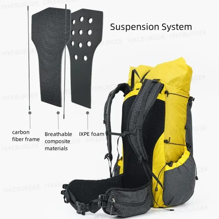 Sac à dos 3F UL GEAR Tutor Ultra pour le camping en plein air, 30+10L, ultraléger, UHWMPE, randonnée, imperméable, voyage, alpinisme, DAOSHI
