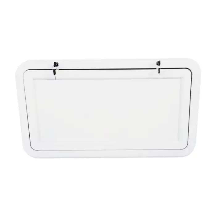 Pièces et accessoires pour camping-car, caravane, table pliante en aluminium blanc à coins arrondis