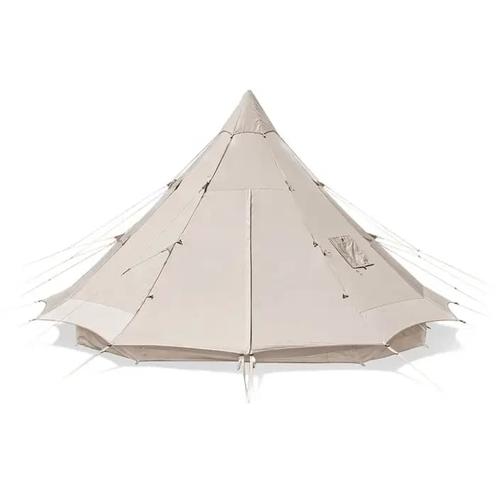 Tente de camping familiale personnalisée hautement rentable, imperméable, pour 4 à 10 personnes, en