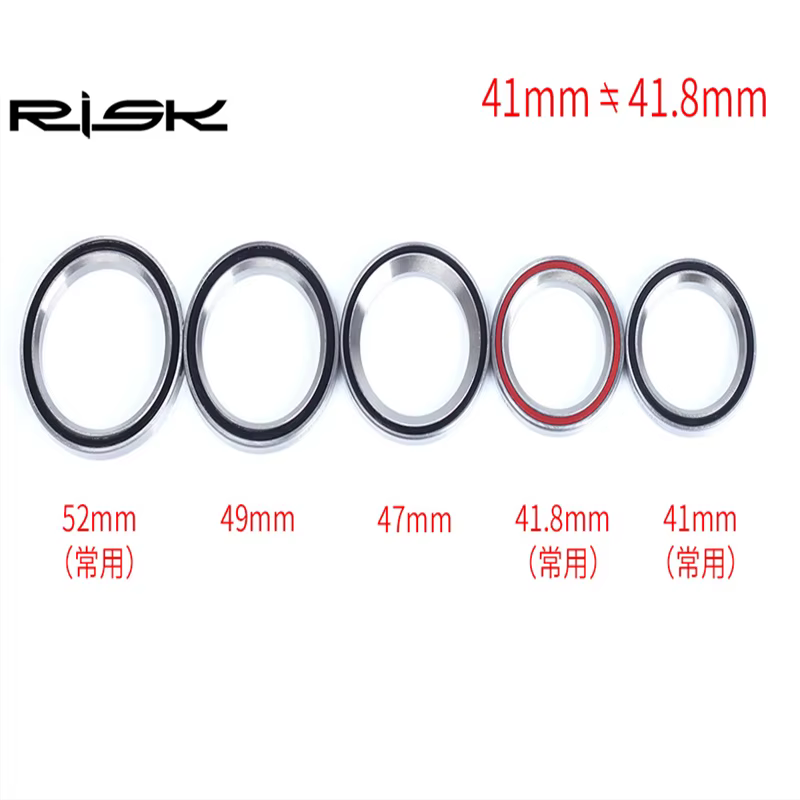Risque vélo casque roulements 41/41.8/47/49/52mm vtt route vélo casque roulement réparation pièces e