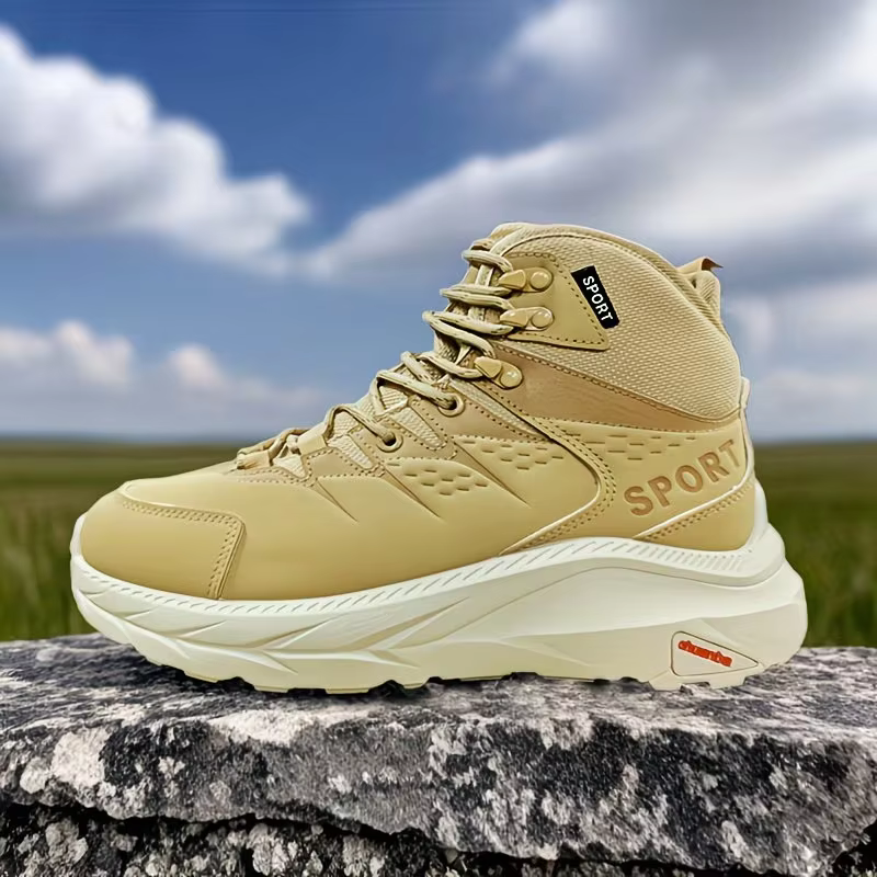 Nouvelles bottes de randonnée montantes pour hommes 2026 – Baskets d'extérieur antidérapantes à seme