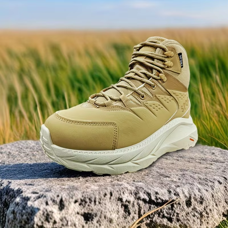 Nouvelles bottes de randonnée montantes pour hommes 2026 – Baskets d'extérieur antidérapantes à seme