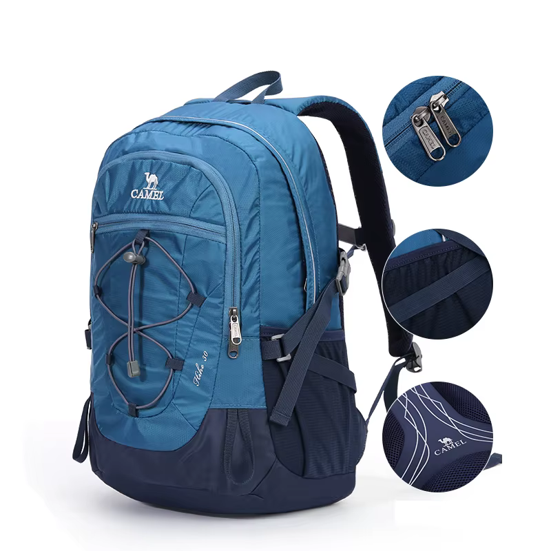 Sac à dos imperméable GOLDEN CAMEL 30L, sac à dos de montagne pour homme, sac d'école de loisirs pou
