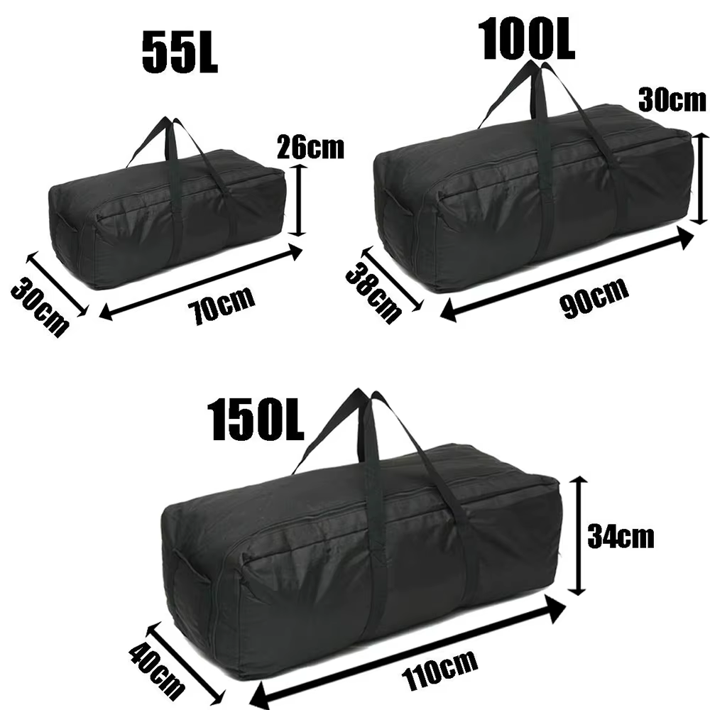 150L 100L 55L sac à main de voyage sac de Sport en plein air hommes noir grande capacité Fitness wee