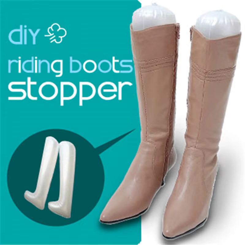 Cintre à chaussures en plastique utile pour femmes, bottes longues gonflables, support de chaussures