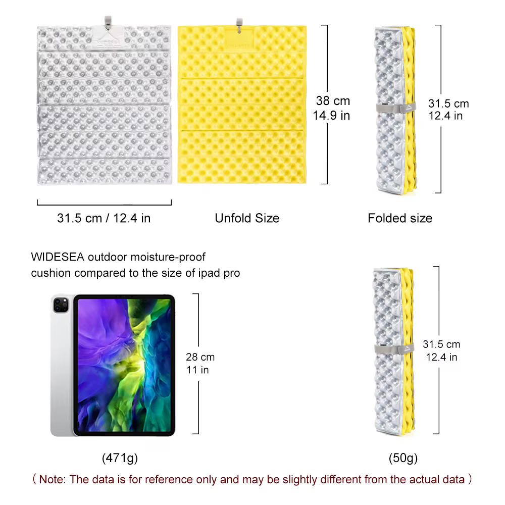 Widesea – tapis pliable d'extérieur, siège ultraléger pour Camping pique-nique, imperméable, mousse