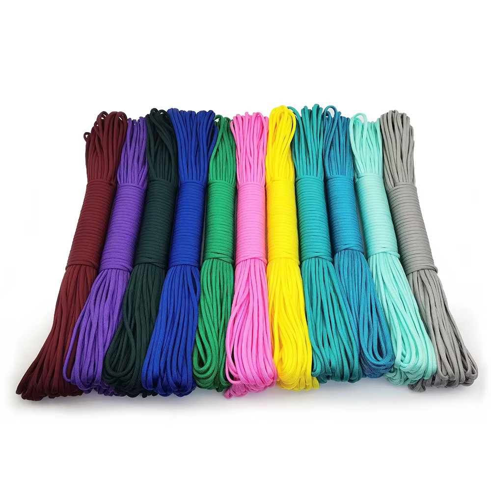 Dia 4 MM 5 10 20 31 mètres 7 noyaux de support Paracorde Parachute cordon lanière tente corde pour r