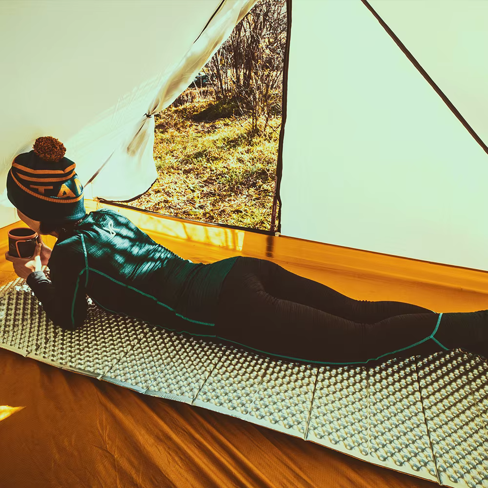 ESEA-Matelas de couchage en mousse portable, étanche à l'humidité, pour voyage, trekking, camping