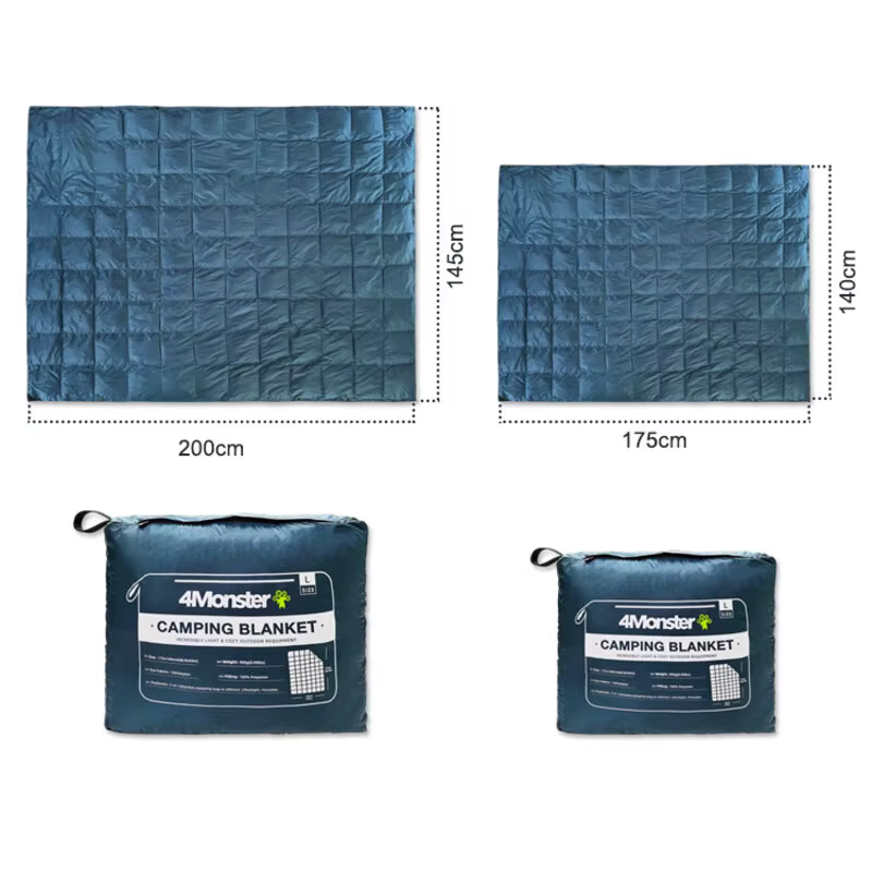 Couverture de camping en coton pour adultes et enfants, légère, portable, bouffante, confortable, ma