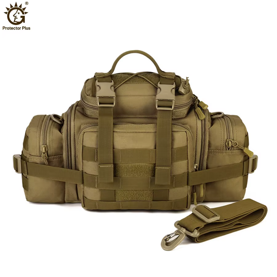 Sac de taille tactique en Nylon pour hommes, bouteille d'eau de randonnée, pochette pour téléphone, 