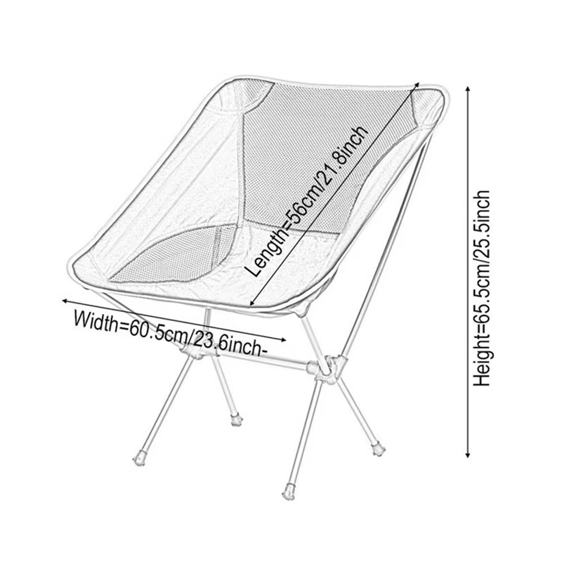 Chaises pliantes compactes et légères, chaise de camping, sac à dos, portable, extérieur, plage, pêc
