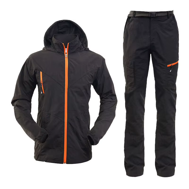 Ensemble de vêtements de randonnée, de Camping, de plein air, pour hommes et femmes, costume, veste 