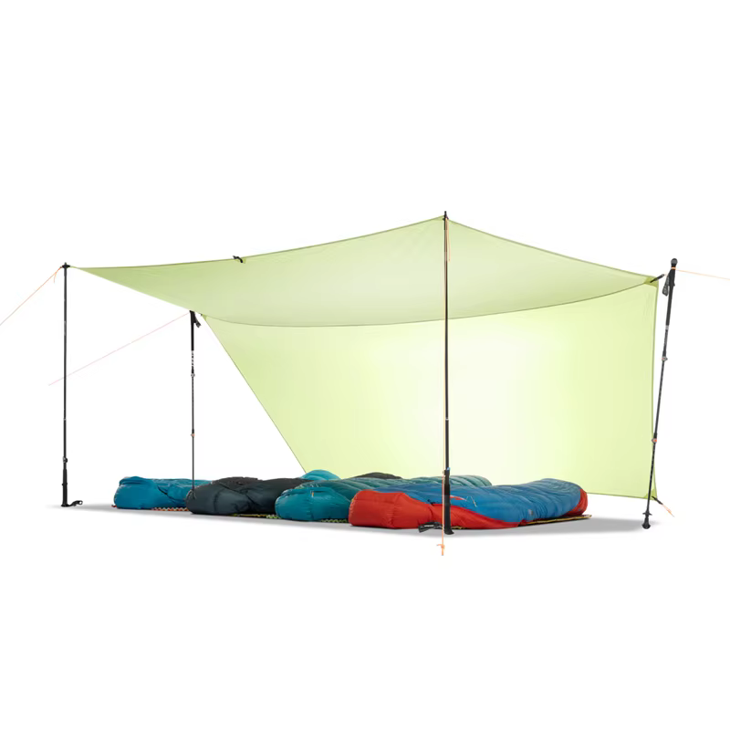FLAME'S CREED 15D – tente de Camping en Nylon et Silicone, bâche de protection contre la pluie, les