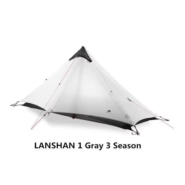 FLAME'S CREED Lanshan 1 personne tente de Camping ultralégère extérieure simple homme 3 saisons prof