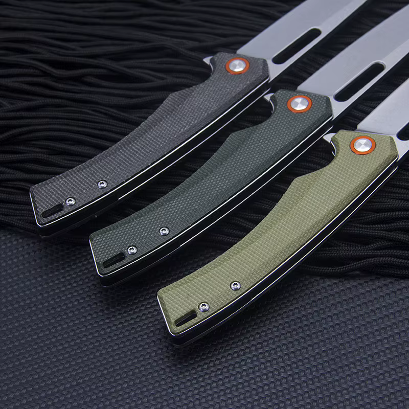 ETIGER FT957 wiches couteau pliant, manche en fibre AREX, camping en plein air, chasse, pêche, rando