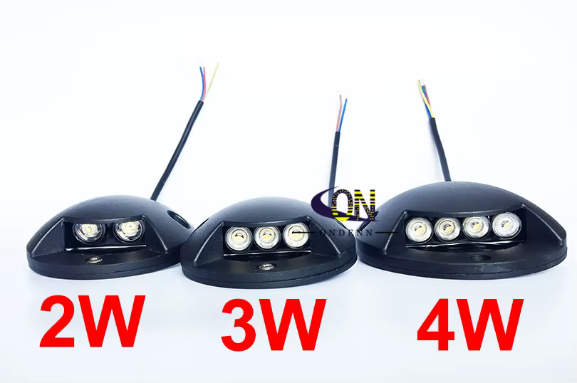 Spot lumineux LED encastrable dans le sol, imperméable conforme à la norme IP67, éclairage d'extérie