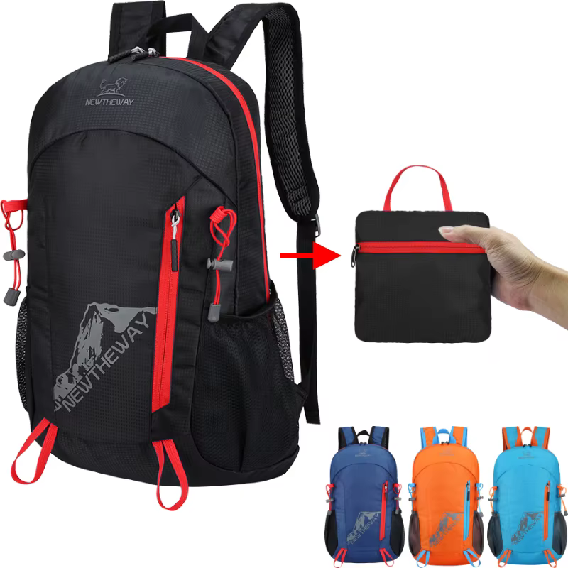 22 l sac à dos pliant portatif sac à dos pliant sac d'escalade ultra léger vélo d'escalade extérieur