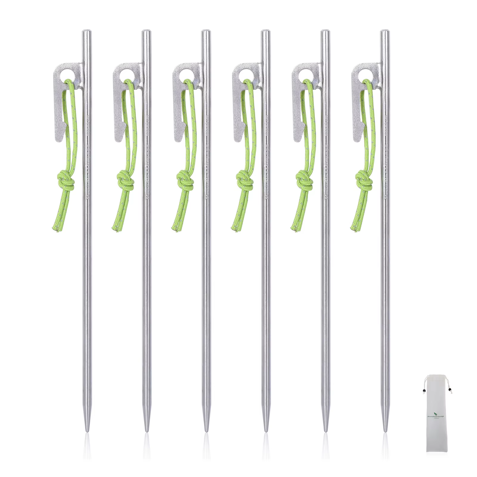 Boundless Voyage-Piquets de tente de camping en titane, randonnée en plein air, escalade, accessoire