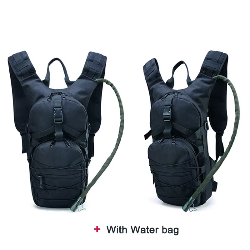 Sac à dos tactique léger avec poche d'hydratation, sac à dos de survie pour la randonnée, le camping
