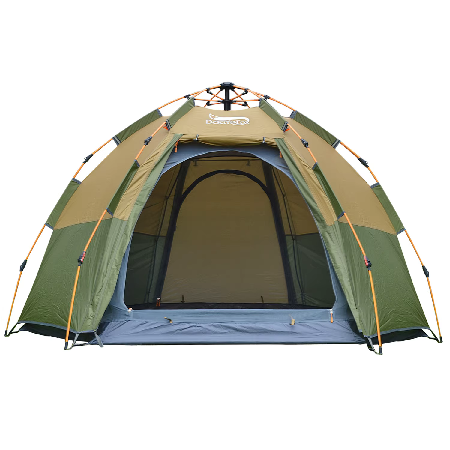 Desert & Fox-Tente Pop-up existent pour Camping Instantané, Famille, Bretons, Randonnée, 3 à 4 Morte