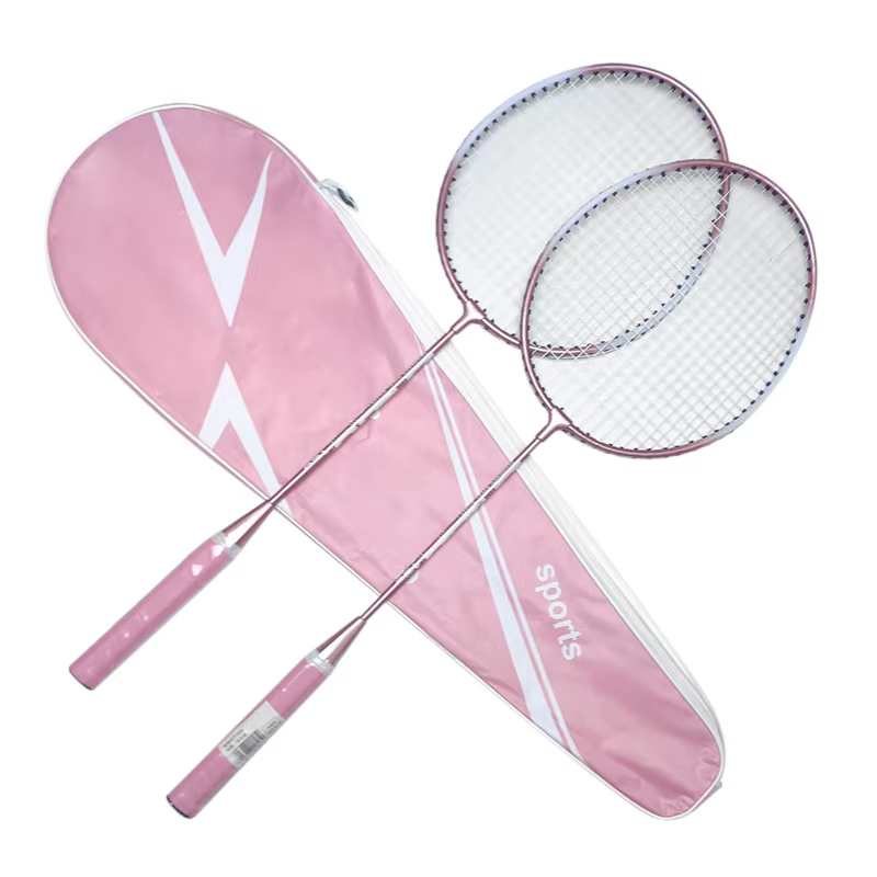 Ensemble de raquettes de badminton et sac de transport, accessoire de sports d'intérieur et d'extéri