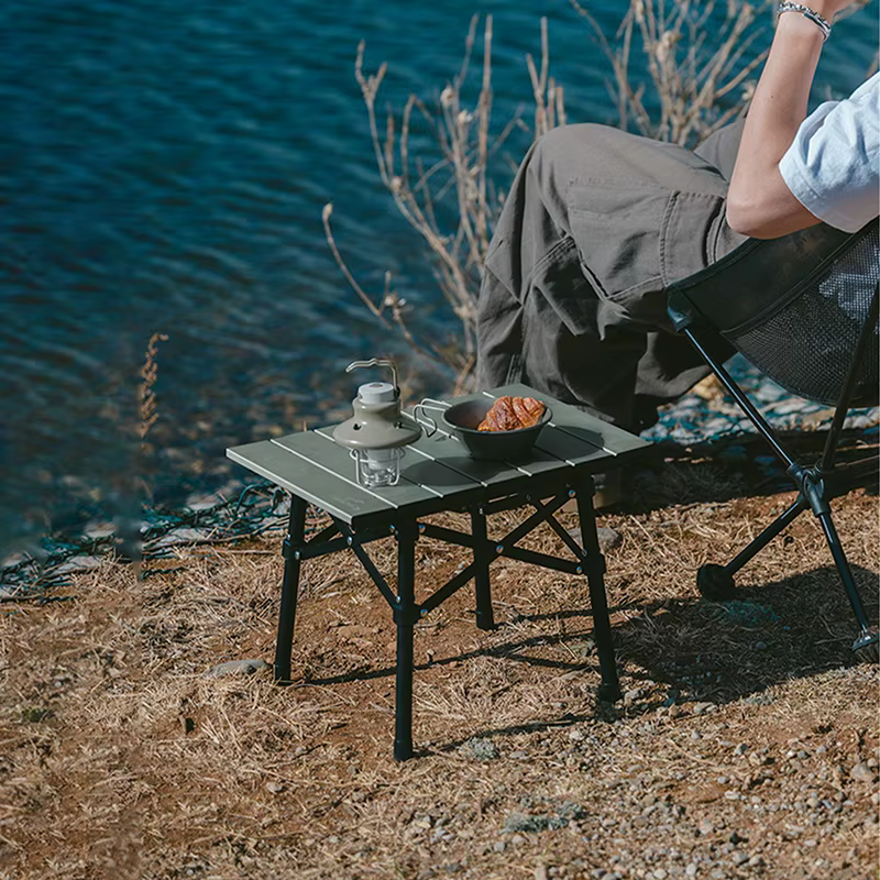 Natureifa-Table pliante portable en alliage d'aluminium, camping en plein air, table de pique-nique
