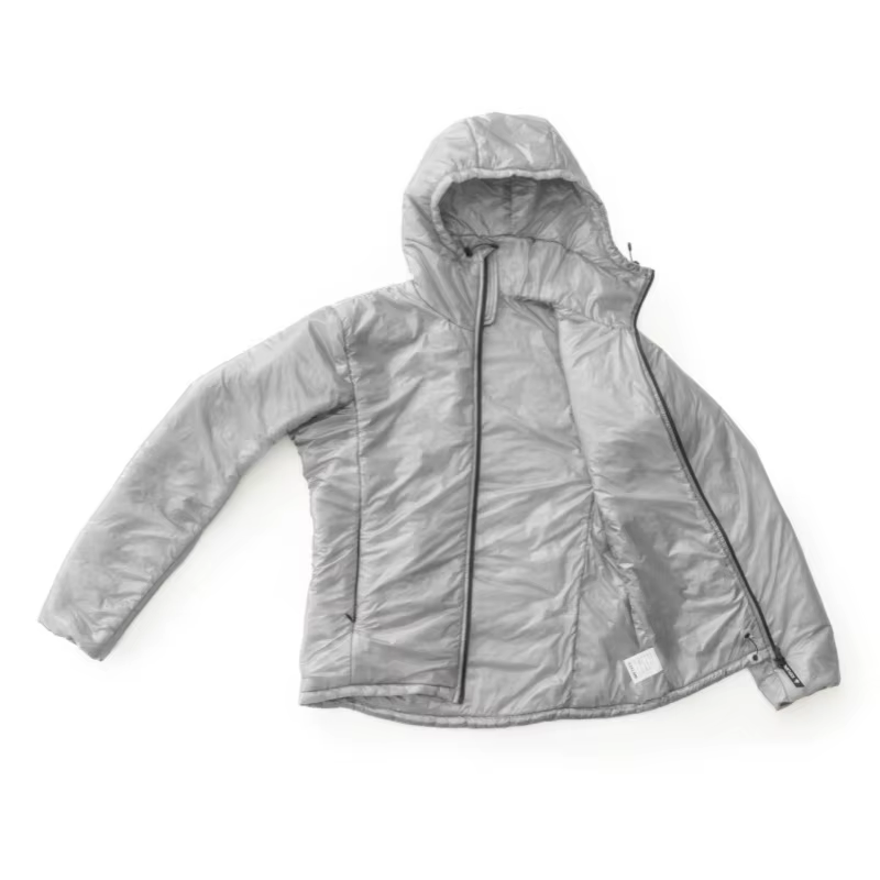Ice Flame Clima Veste d'isolation dynamique en plein air ultraléger randonnée 7D Nylon Zip Jakcet ch