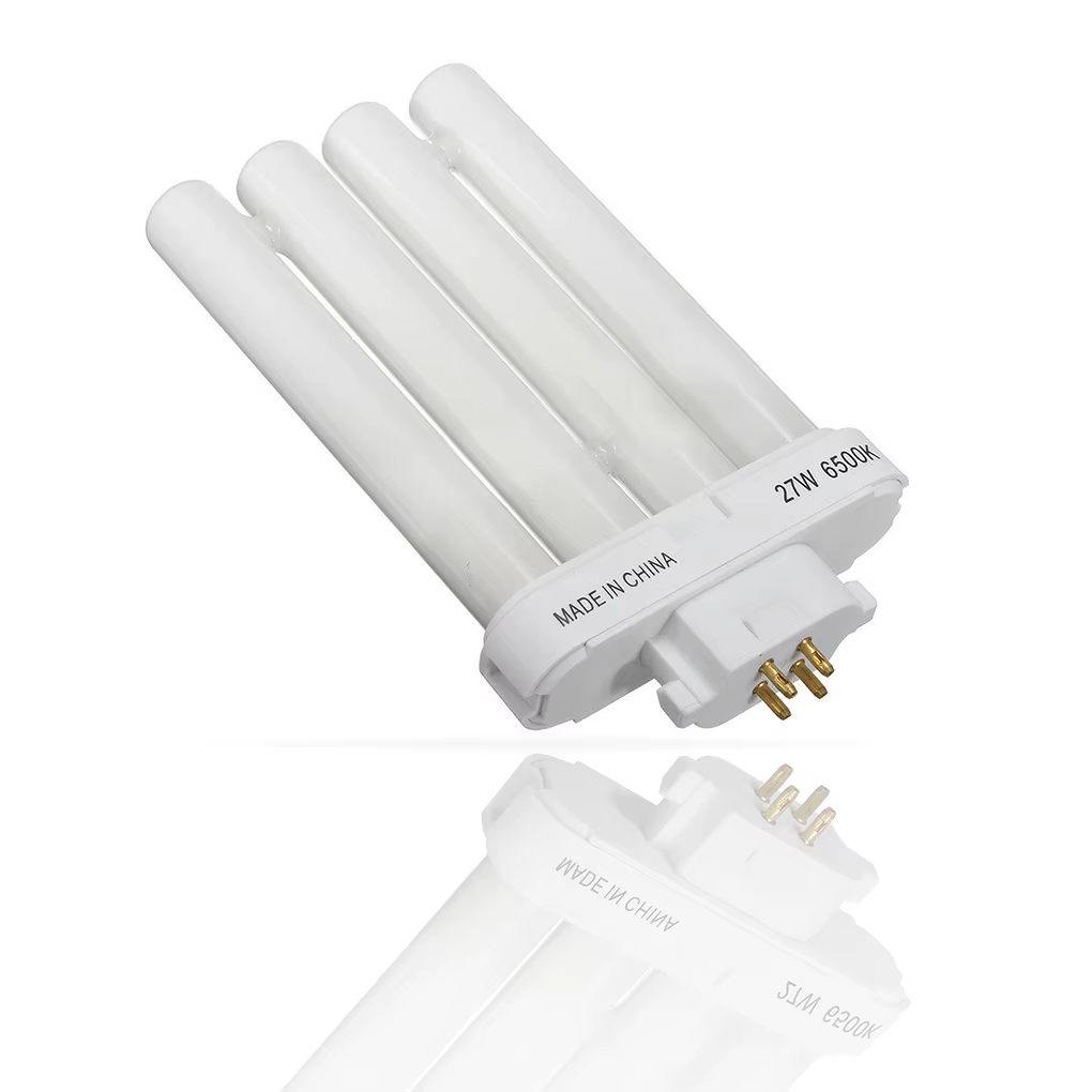 6500K 27W 4 broches Quad Tube économie d'énergie compacte ampoule fluorescente remplacement lecture 