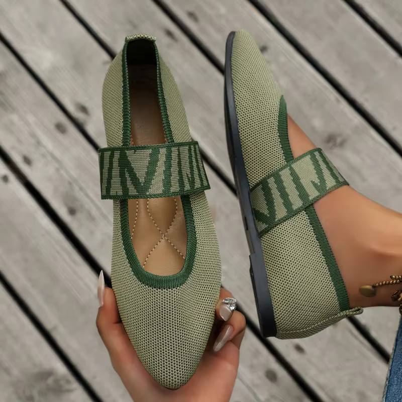 Ballerines décontractées pour femmes, chaussures à talons bas, pieds nus, baskets élégantes pour fem