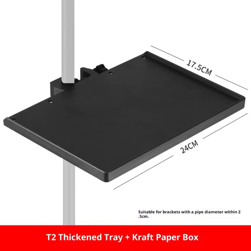 Support de plateau pour cils, lampe demi-lune, pince universelle, plate-forme réglable, outil de pla