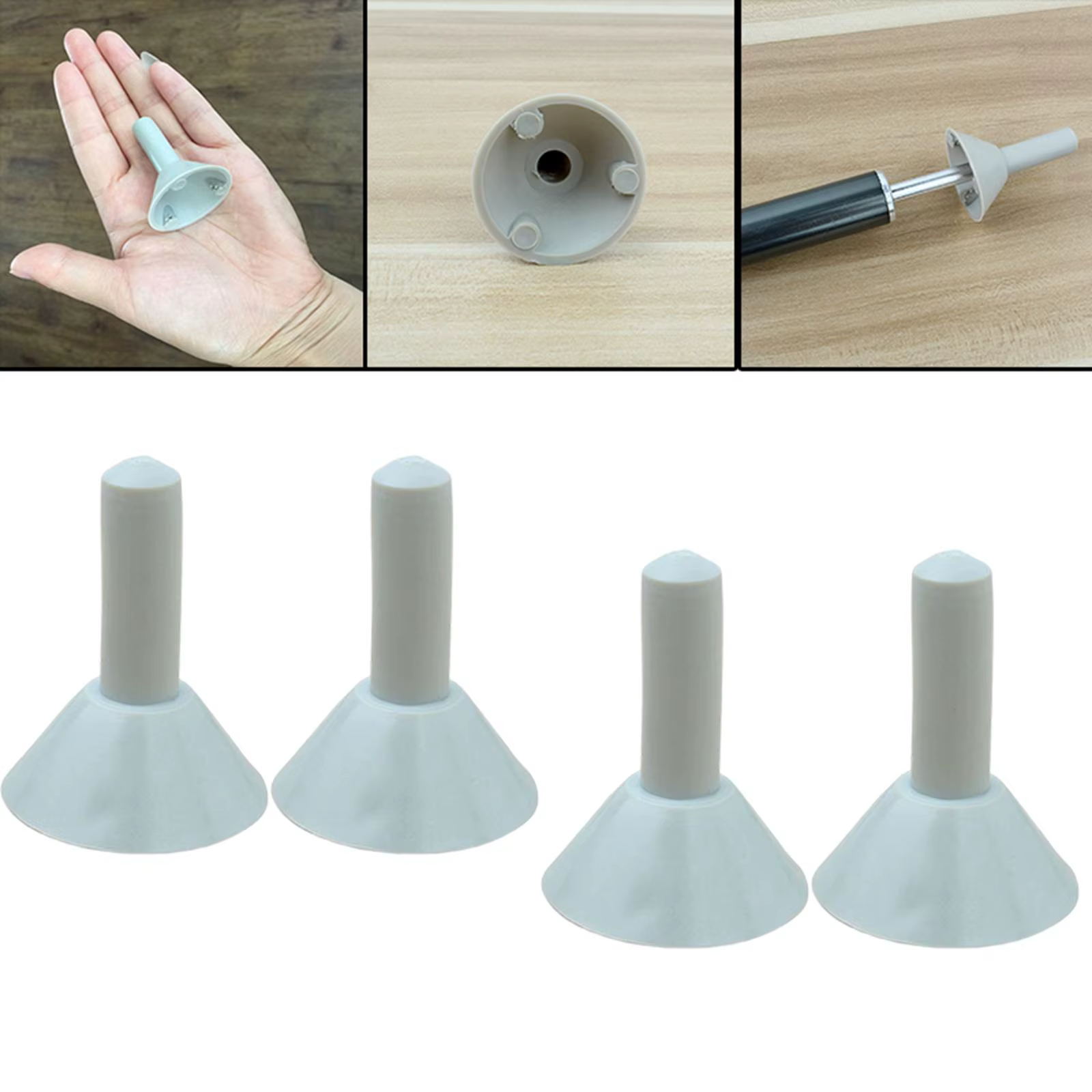 4x capuchons de Protection isolants pour poteau de tente, Anti pour Camping, randonnée, sac à dos, a