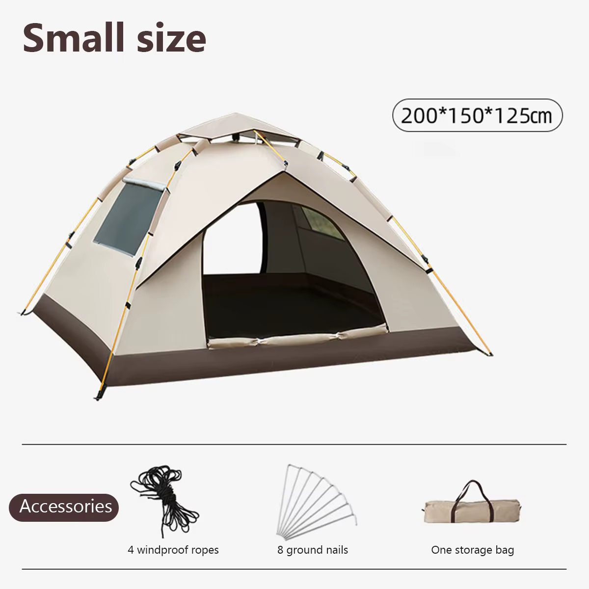 Tente de Camping pliante en plein air, Portable, étanche, résistante au soleil, automatique, install