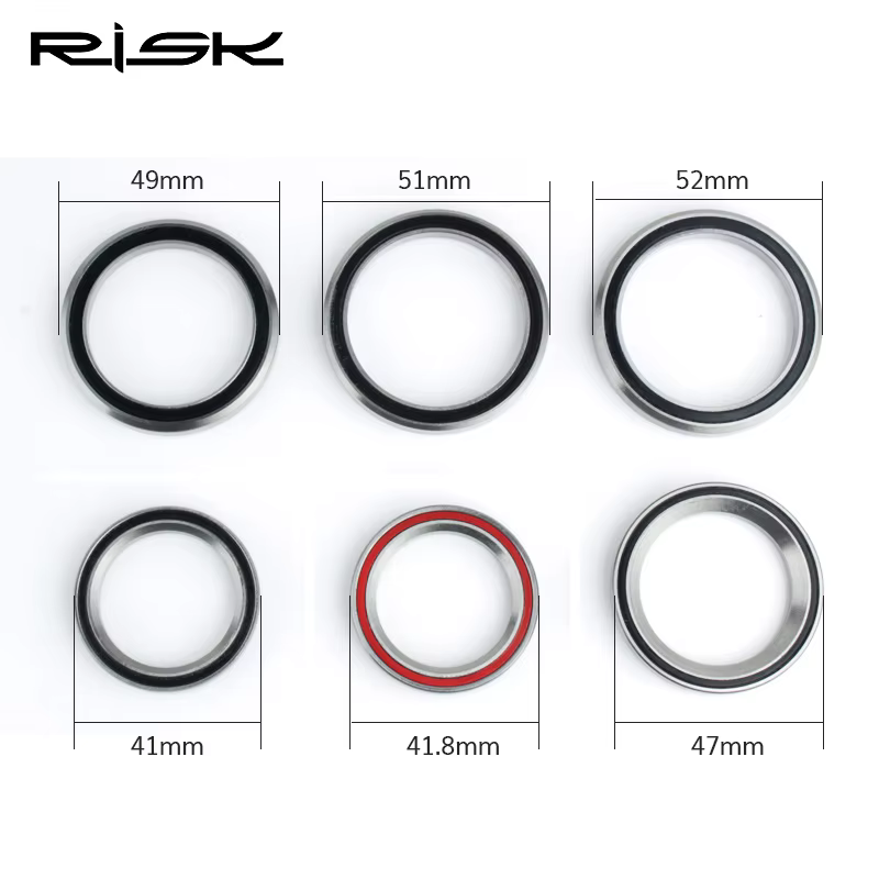 Risque vélo casque roulements 41/41.8/47/49/52mm vtt route vélo casque roulement réparation pièces e
